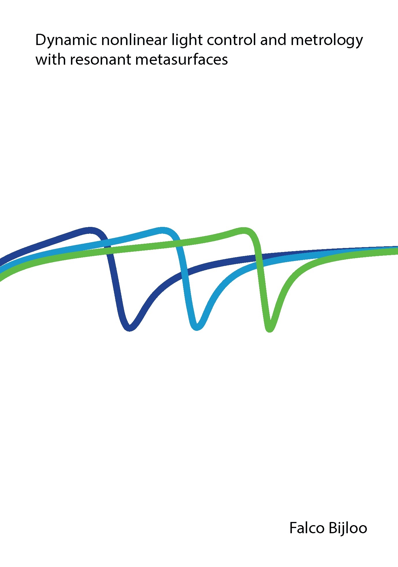 Cover of Dynamic nonlinear light control and metrology with resonant metasurfaces
