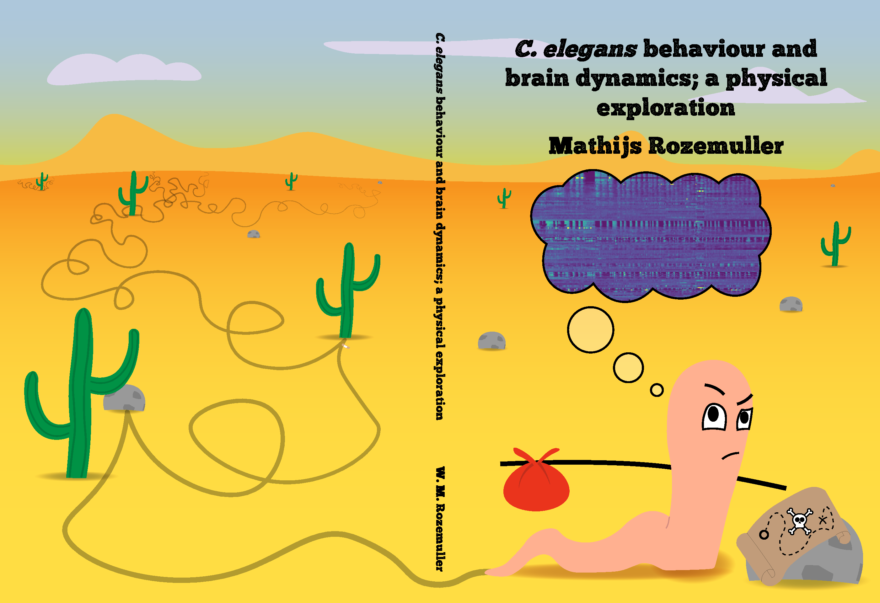 Cover of C. elegans behaviour and brain dynamics; a physical exploration