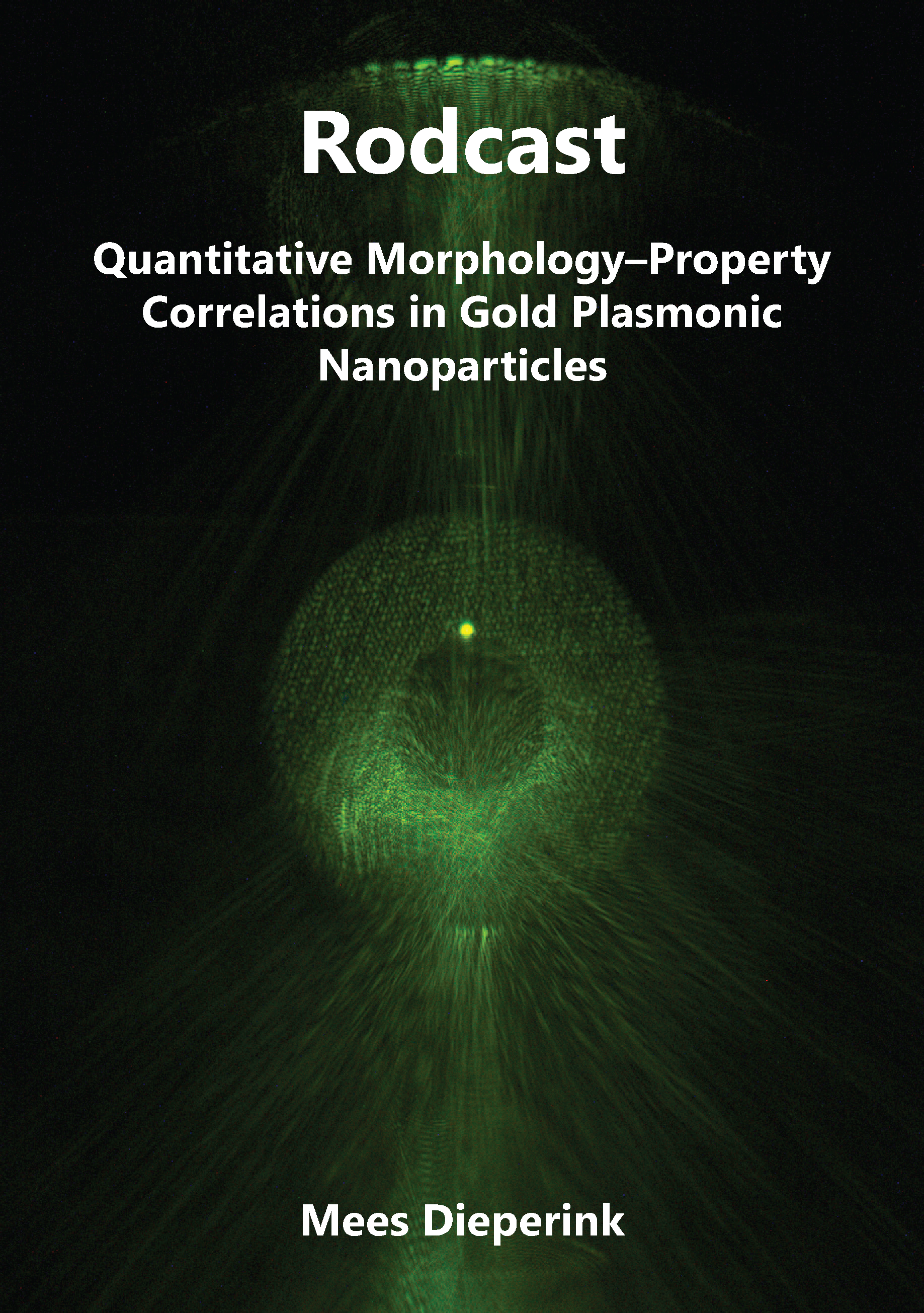 Cover of Rodcast: Quantitative Morphology–Property Correlations in Gold Plasmonic Nanoparticles