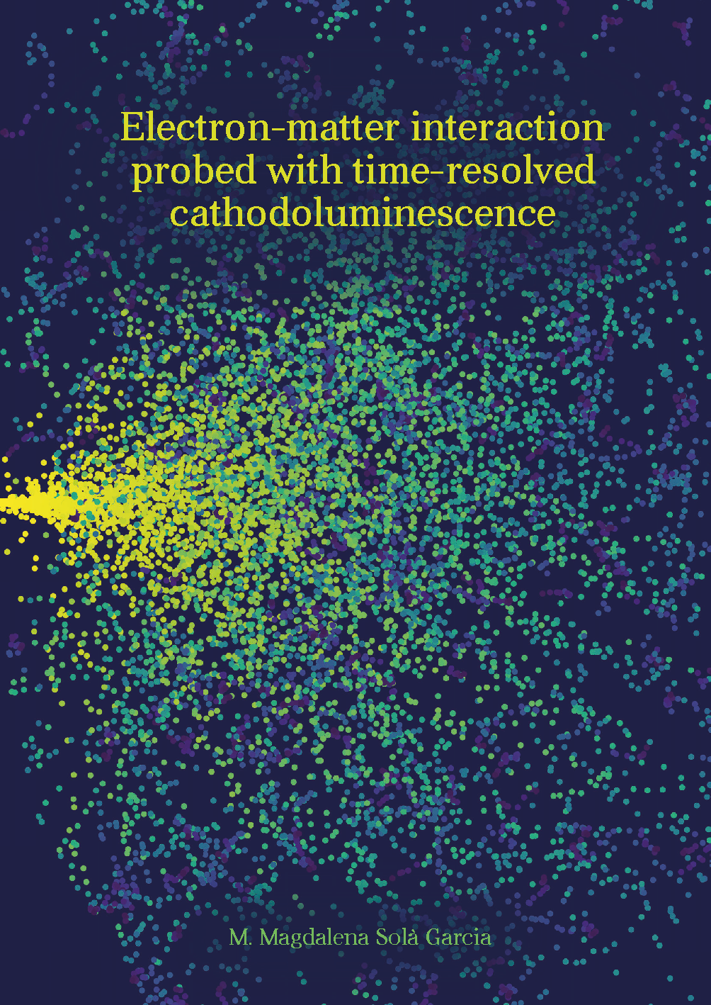 Cover of Electron-matter interaction probed with time-resolved cathodoluminescence