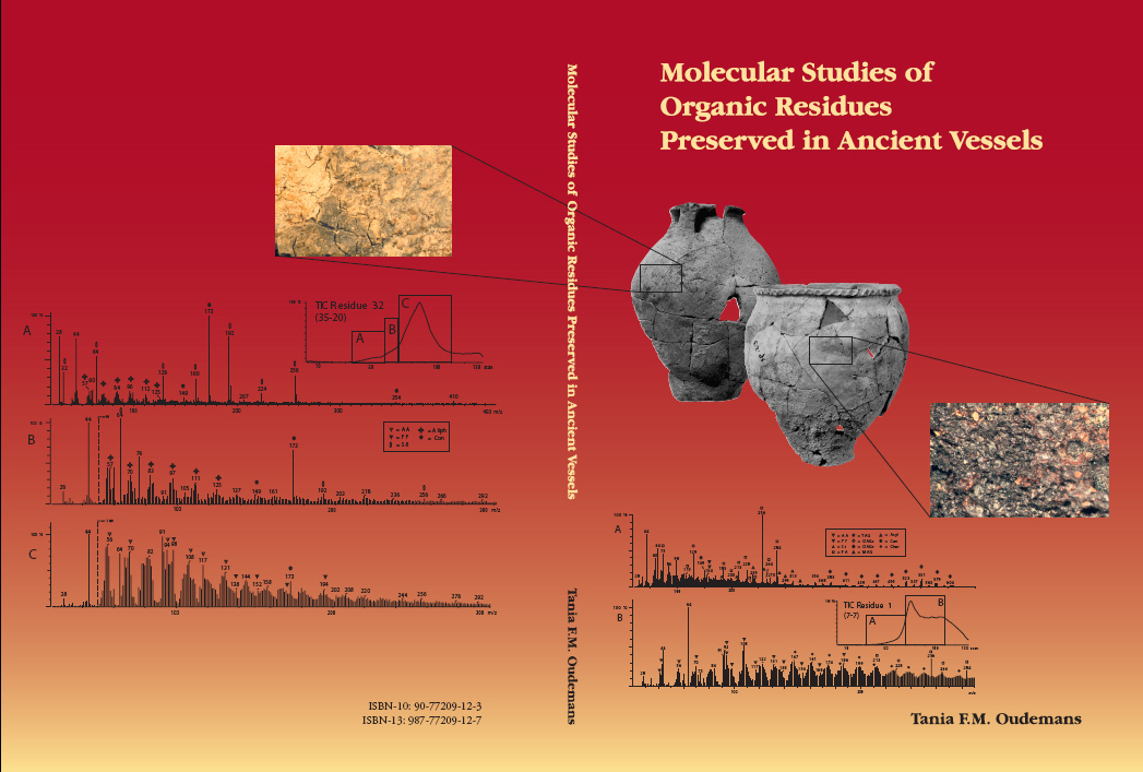Cover of Molecular studies of organic residues preserved in ancient vessels