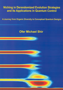 Cover of Niching in derandomized evolution strategies and its applications in quantum control: a journey from organic diversity to conceptual quantum desings