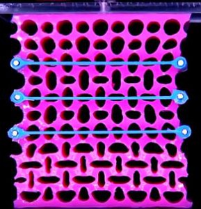 mechanical metamaterials martin van hecke pink rubber