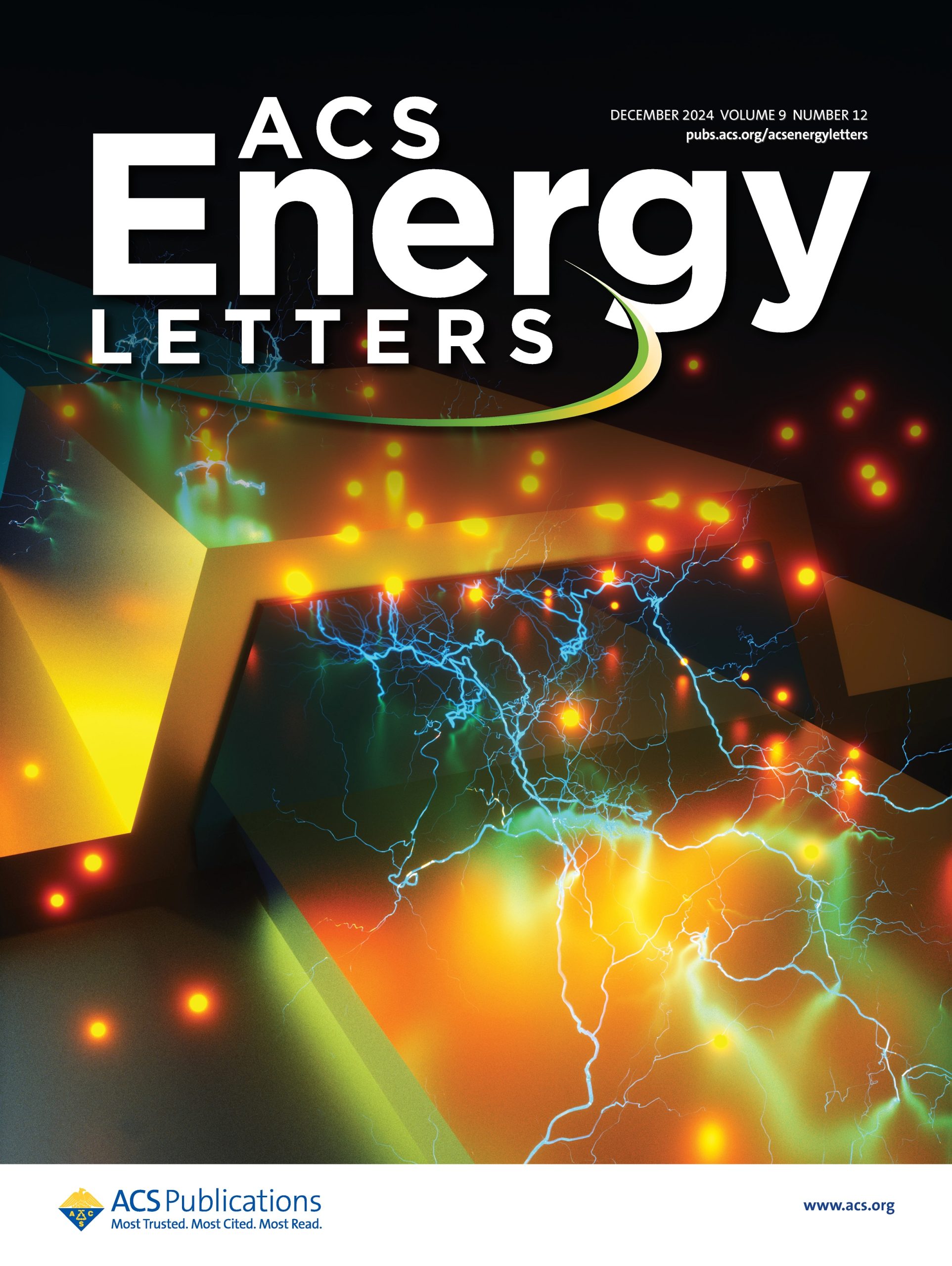 ACS Energy Letters Cover Ultralow energy computation with artificial synapsees made from halide perovskites