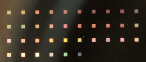 Fabricated plasmonic sample